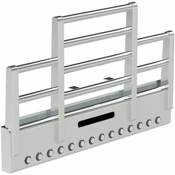 Ilc Replacement For Kenworth W900L Year 2012 Aluminum 4 Post Bumper Grille Guard WZ-EFKV-X - main