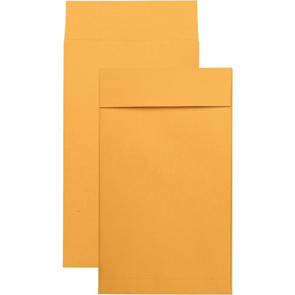 Quality Park 93338 Redi-Strip Kraft Expansion Envelope Side Seam 10 x 15 x 2 Brown 25 Pack 93338 - main