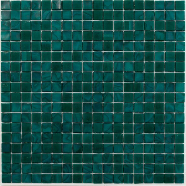 Apollo Tile Skosh 11.6 in. x 11.6 in. Glossy Dark Green Glass Mosaic Wall and Floor Tile 18.69 sqft/case, 20PK APLNB88GN436A - main