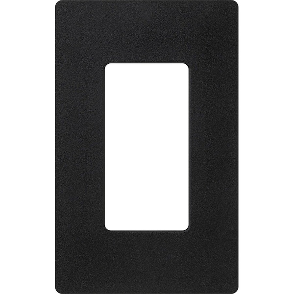 Lutron Designer Wall Plates, Number of Gangs: 1 Satin Finish, Midnight SC-1-MN - main