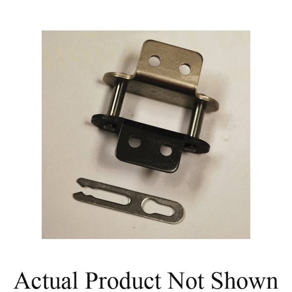 Tsubaki Double Pitch Standard Connecting Link, C2040 chain, 1 P, 0.717 in OAW, 0.156 Dia Pin C2040K2CLCP - main