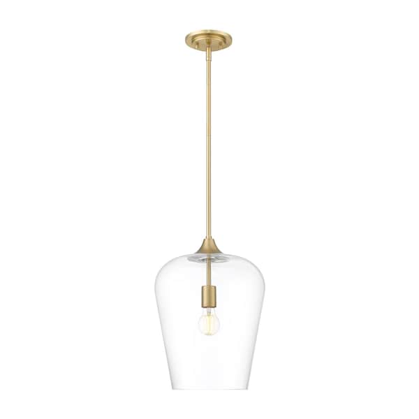 Z-Lite Joliet Burnished Brass 1 Light Pendant 473P12-BBR - main