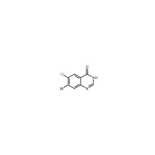 Ak Scientific 7-Bromo-6-chloro-4-quinazolinone (100g), CAS 17518-98-8 V2445-100g - main