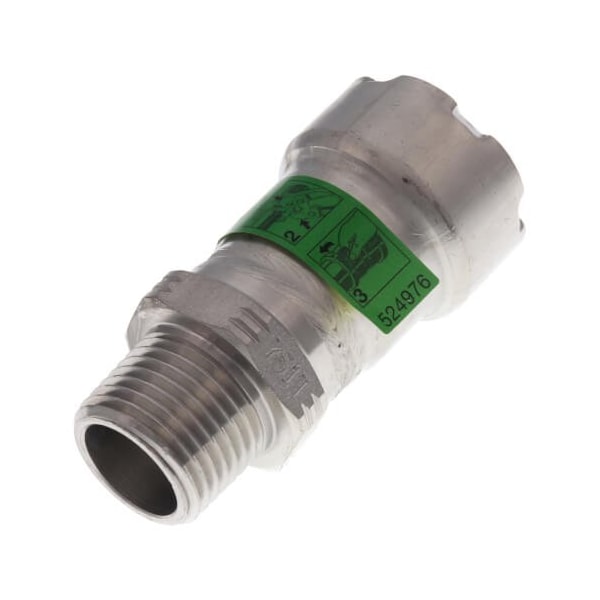 Viega MegaPress adapter P 0.5 MPT 0.5 316 stainless steel 90230 - main
