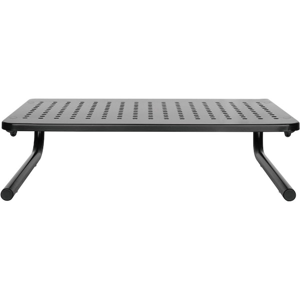 Lorell Monitor/Laptop Stand, 20 lb Capacity, 5.5" x 14.5", Black LLR18330 - main
