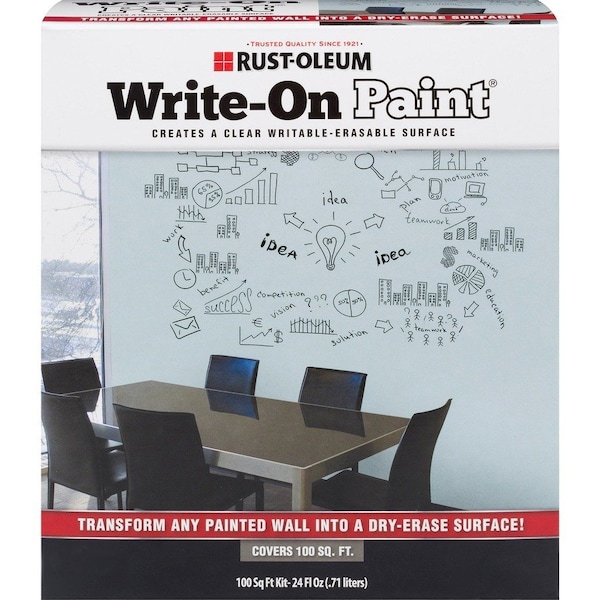 Rust-Oleum Write-On Paint, 100 sq. ft., Clear, 24 oz. 72110 - main