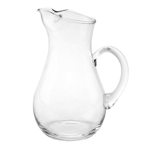 Homeroots Mouth Blown Ice Tea Martini Or Water Glass Pitcher 36 Oz 376167 - main