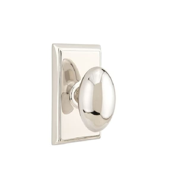 Emtek Residential Door Knobs Passage Reversible Polished Nickel Lifetime 8121EUS14 - main