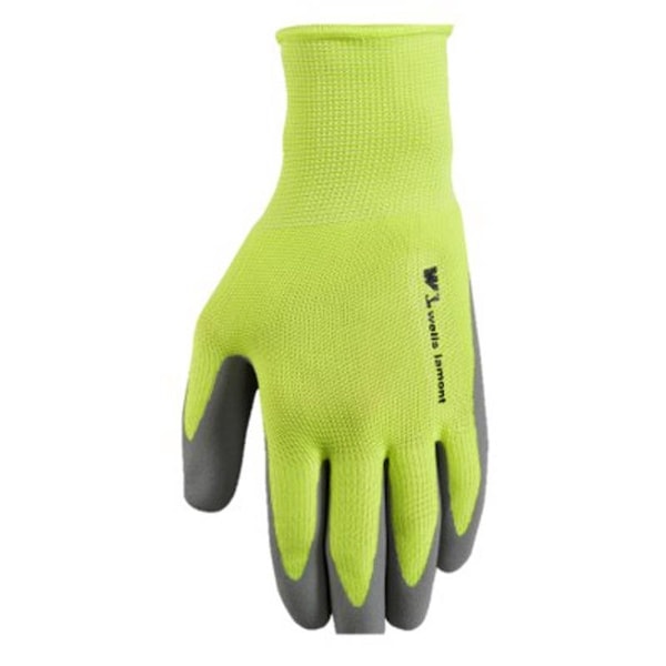 Wells Lamont Men's Indoor/Outdoor Hi-Viz Work Gloves Gray/Yellow L 1 pair 463L - main