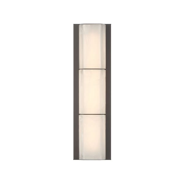 Euf Gibraltar, Outdoor, 18", Sand Bronze, White Strie Glass 50177-011 - main