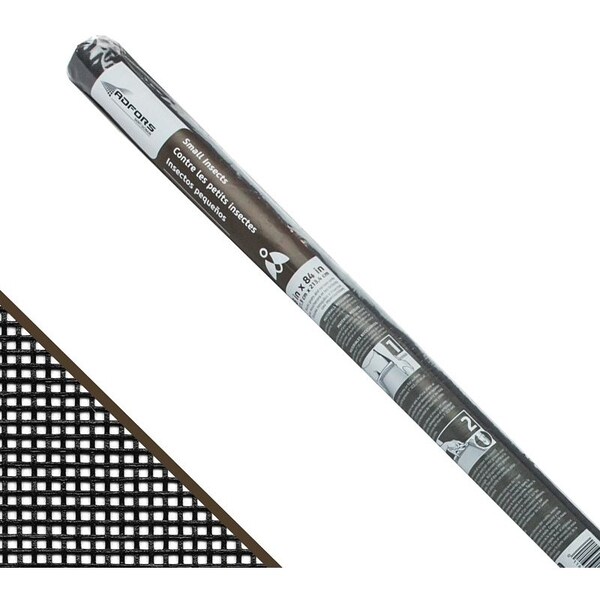 New York Wire ADFORS Window Screen, 84 in L, 48 in W, Fiberglass, Black FCS10150-M - main