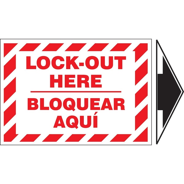 Accuform BILINGUAL LOCKOUTTAGOUT LABEL SBLSPS509XVE - main