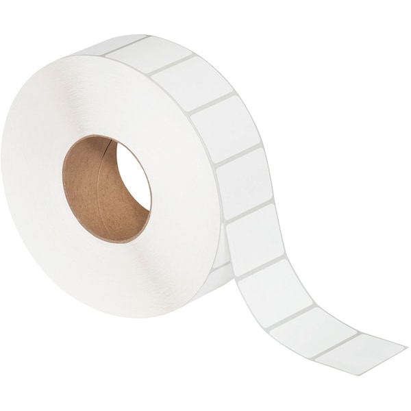 Tape Logic 2 1/2 x 1in White Thermal Transfer Labels THL621 - main