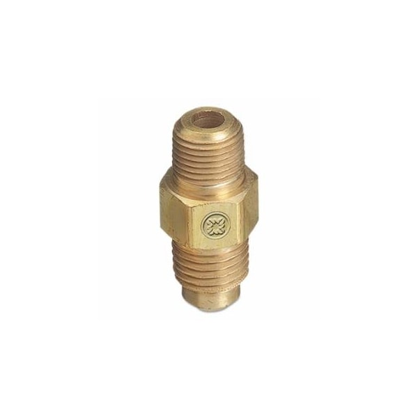 Western Enterprises Brass SAE Flare Tubing Connection, Adaptor, 500 psig, CGA-165 to 1/4 in NPT (M) 312-F-12 - main