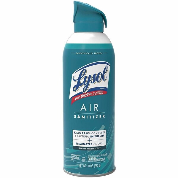 Lysol Air Sanitizer, 10 oz, Fresh Fragance, PK6 19200-99350 - main