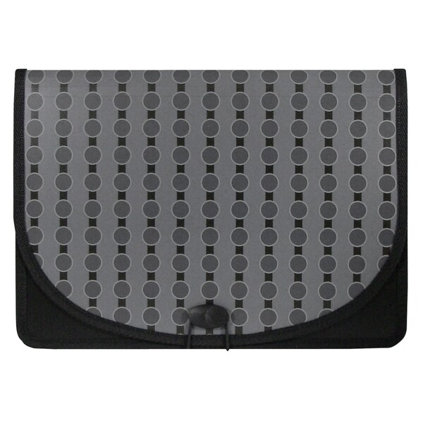 C-Line Products 8-1/2" x 11" Fashion Circle Series Extra Large Document Case, 12EA/DS 56512-DS - main