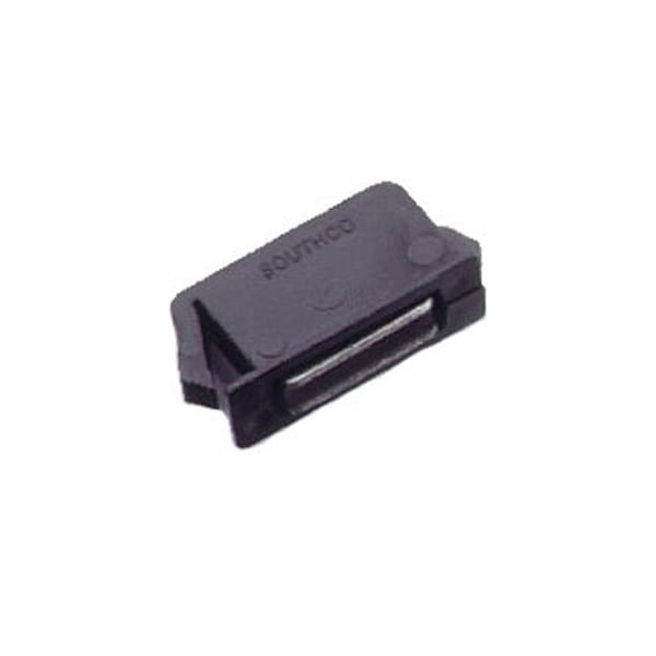 Southco Magnetic Latch, Snap-In- Rectangular hole, 8 N 1.8 lbs. Rated Load, Small Size, Black 02-10-302-10 - main