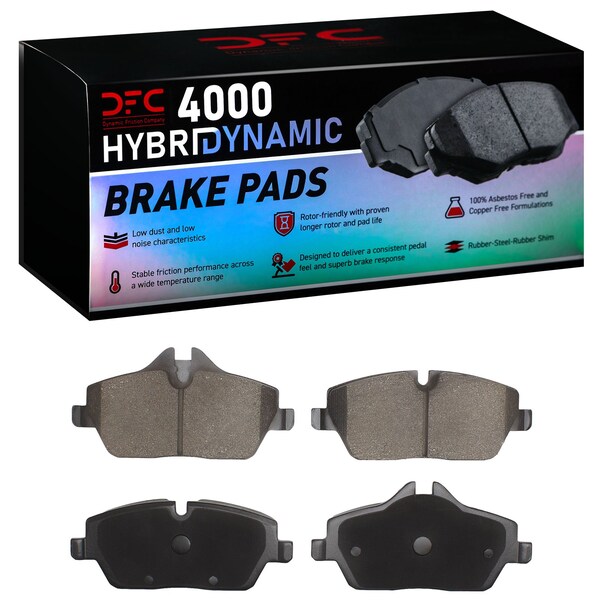 Dynamic Friction Co DFC 4000 HybriDynamic Brake Pads 4000-1308-00 - main