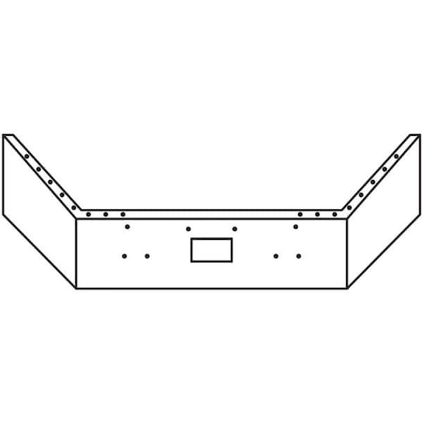 Ilc Replacement For Peterbilt 357 Sba Year 2005 16 In Break Back Open End Bumper Wtow WZ-EFAT-W - main