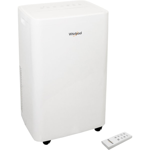 Whirlpool 14,000 BTU ASHRAE 10,000 BTU SACC Portable Air Conditioner with 10,000 BTU Supplemental Heat WHNP141HAW - main