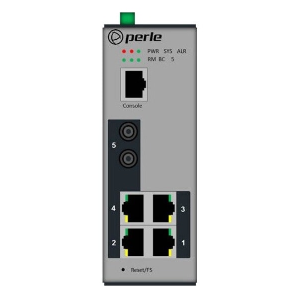 Perle Systems Perle IDS-205F - Managed Industrial Ethernet Switch with Fiber 07012210 - main