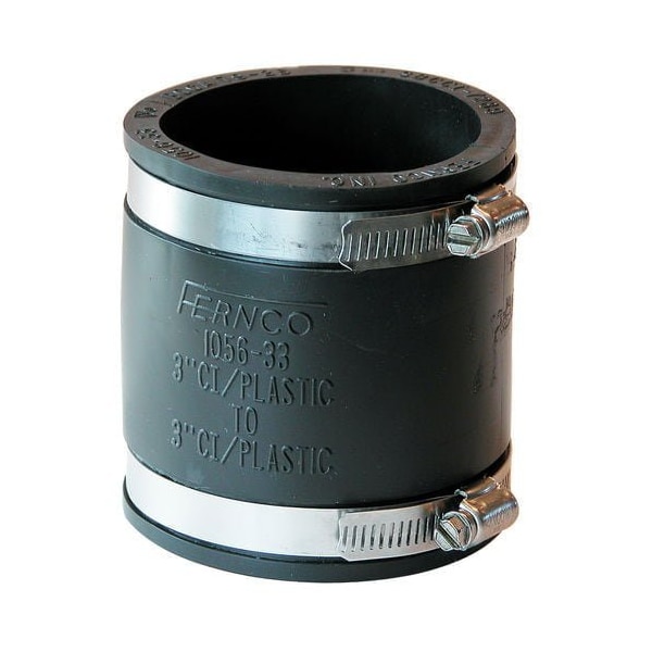 Fernco Flexible Coupling, For Pipe Size 3" x 3" 1056-33 - main