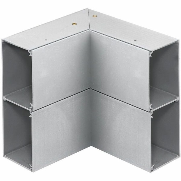 Hubbell Wiring Device-Kellems Internal Elbow Raceway, HBLALU4800 Series, 6 in W, 2.1 in H, 6 in L HBLALU4817 - main
