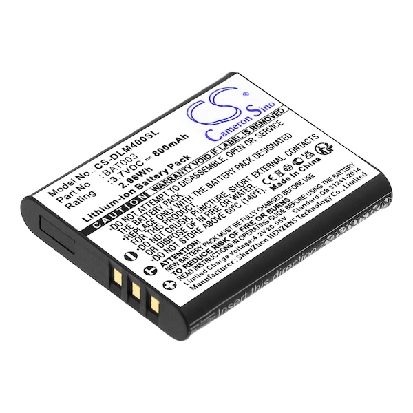 Ilc Replacement Lithium Battery, 3.7V, 800mAh DLX LUXE X BATTERY - main