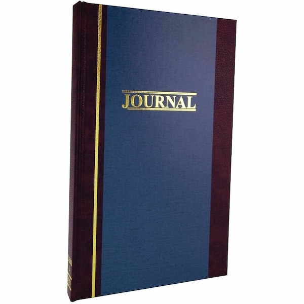 Wilson Jones S300 Single Entry Ledger Account Journal, Blue WLJS30015SEL - main
