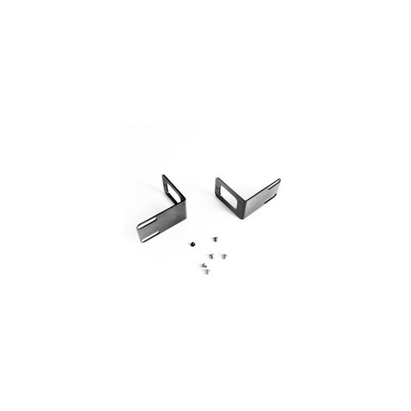 Cable Wholesale 1U 23 inch Telco Rack Mounting Brackets (pair) Black Powder Coat 68F1-23010 - main
