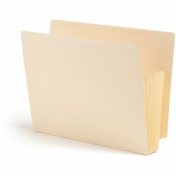 Smead End Tab Tuff Pockets, 5-1/4 Exp, Letter, Manila, 10/BX 75160 - main