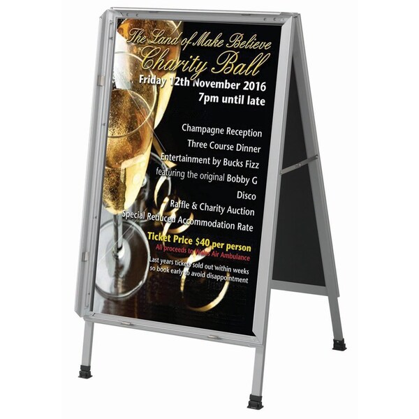 Aarco 26 in W, 42 in H, Aluminum / Plastic, Anodized Aluminum SAF2436 - main