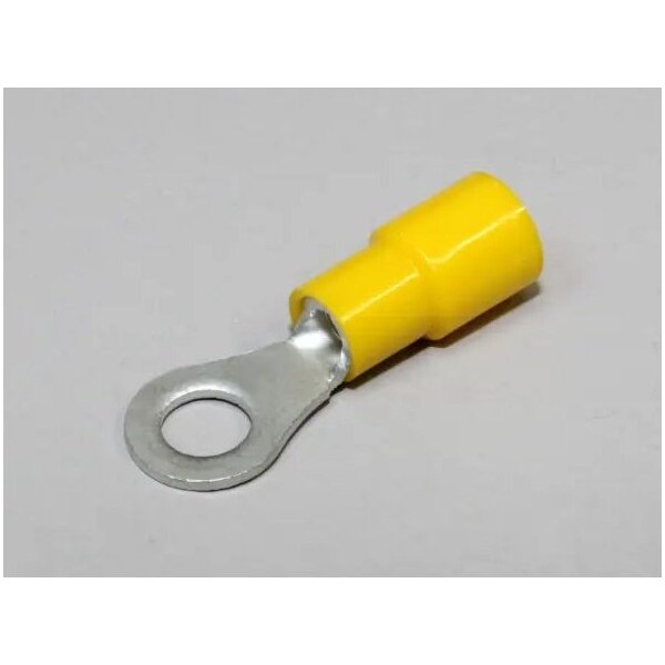 Nichifu Eco-Friendly Polycarbonate Insulated Ring Terminals, Stud #10 TMEX 3.5-5S-YEL - main