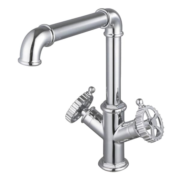 Kingston Brass Two-Handle Single-Hole Kitchen Faucet, Polished Chrome LS6501CG - main