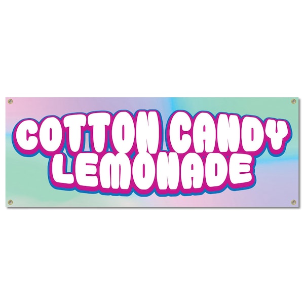 Signmission Cotton Candy Lemonade, 18 Inch, Banner B-30365 - main