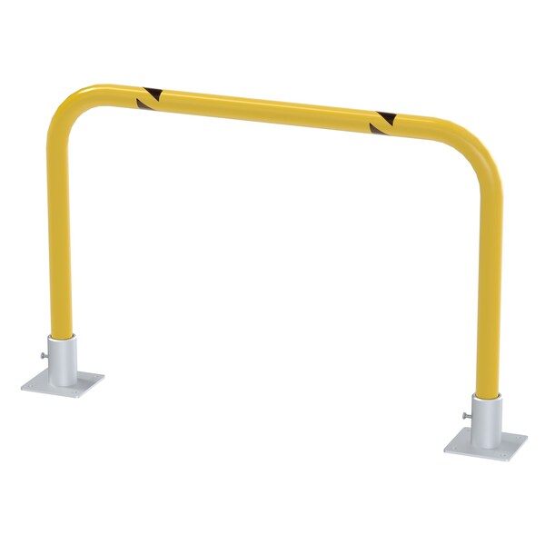 Vestil Steel Removable High Profile Machine and Rack Guard 36 In. x 24 In. x 2 In. Yellow HPRO-R-36-24-2 - main