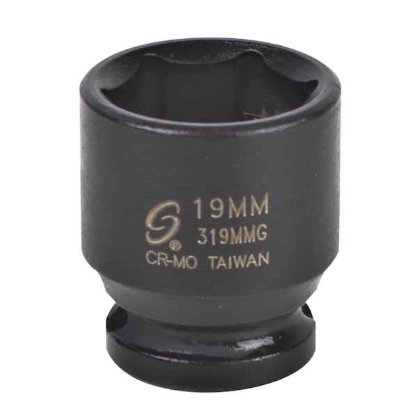 Sunex 3/8 in Drive 19Mm Magnetic Impact Socket 319MMG - main