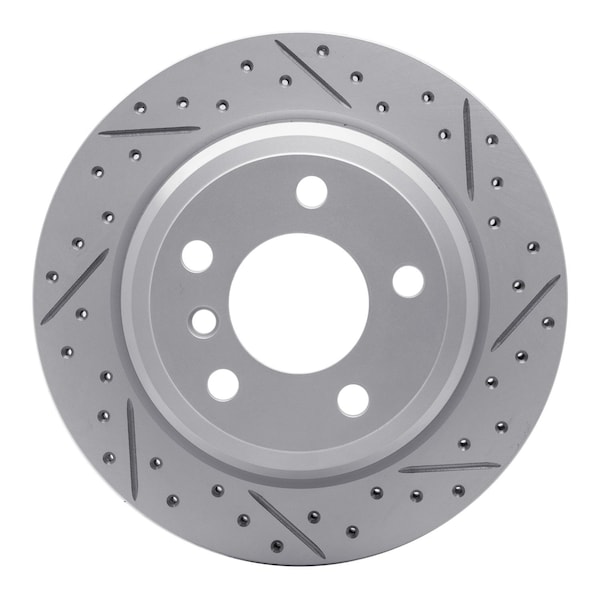 Dynamic Friction Co DFC Geoperformance Rotor - Drilled and Slotted 830-31117R - main