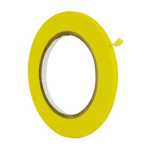 Wod Tape MTC5 Multipurpose Masking Tape 3/8 in. x 60 yds. Yellow, 128PK WOD MTC5-00375-128-60-YEL - main