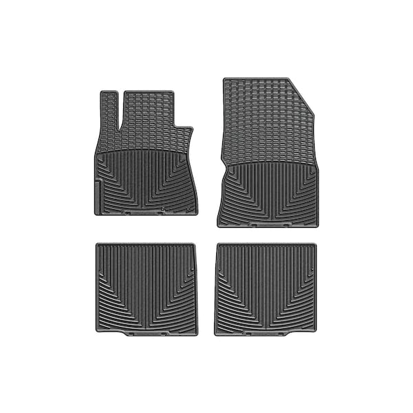 Weathertech Black, Front and Rear All Weather Floor Mats W262-W231 - main