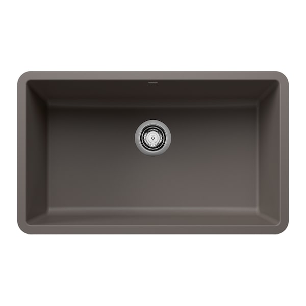 Blanco Precis 30" Single Bowl, Volcano Gray 443120 - main