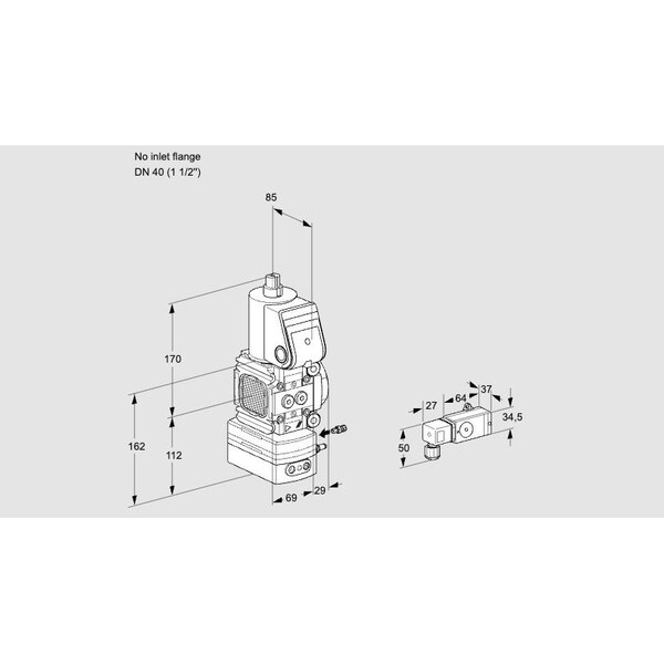 Honeywell Kromschroder VAG2-/40R/NWAK KS88030333 - main