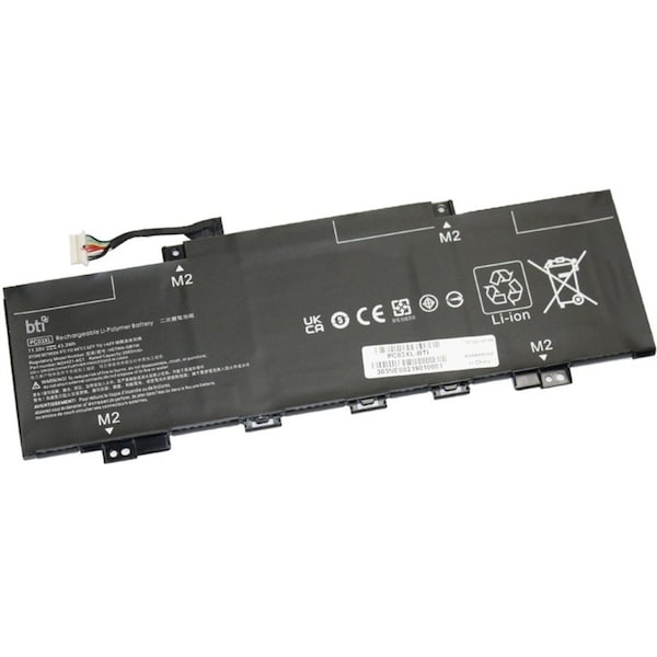 Battery Technology BTI Battery - For Notebook - Battery Rechargeable - 3750 mAh - 43.30 Wh - 11.55 V PC03XL-BTI - main