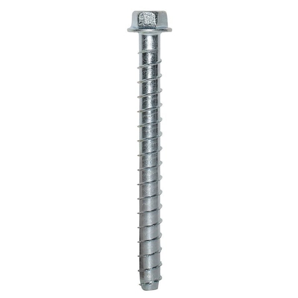 Simpson Strong-Tie Titen HD Heavy-Duty Screw Anchor, 1/2 in Dia, 5 in L, Carbon Steel, Zinc THD50500HF1 - main