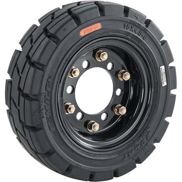 Global Industrial Solid Tire (Black) for Personnel Carrier 800574 and Stock Chaser 800575 615223 - main