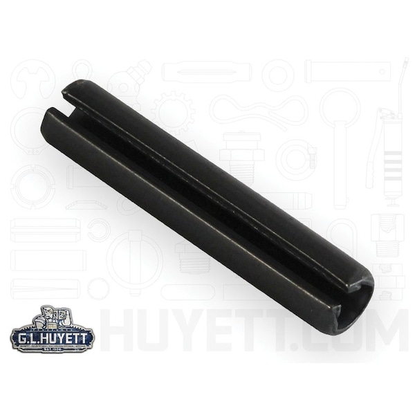 Huyett Slotted Spring Pin, Standard Duty, High Carbon Steel, 8 mm Dia x 40 mm Length SPM-080-040-A - main