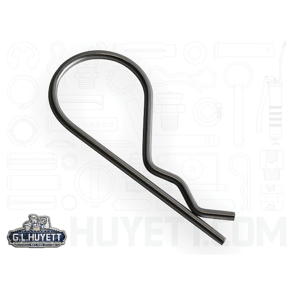 Huyett Bridge Pin, 302/304SS, .072 Wire Dia x 1.875 L x .630 In Eye Dia x Fits 3/8 to .5 Shft BPS-239 - main