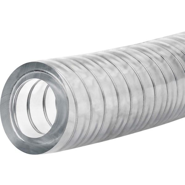 Usa Industrials Steel Wire Reinforced 3A PVC Tubing - 25mm ID x 34mm OD x 25 ft. Long ZUSA-HT-4044 - main