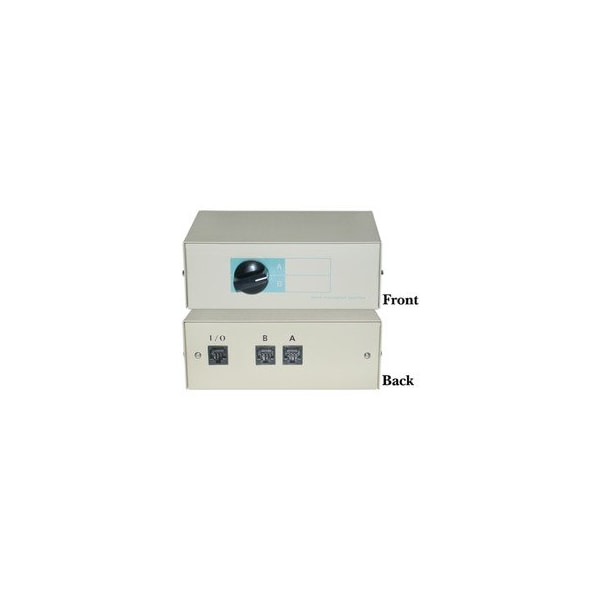 Cable Wholesale AB 2-Way Switch Box, RJ45 Female 40R2-01602 - main