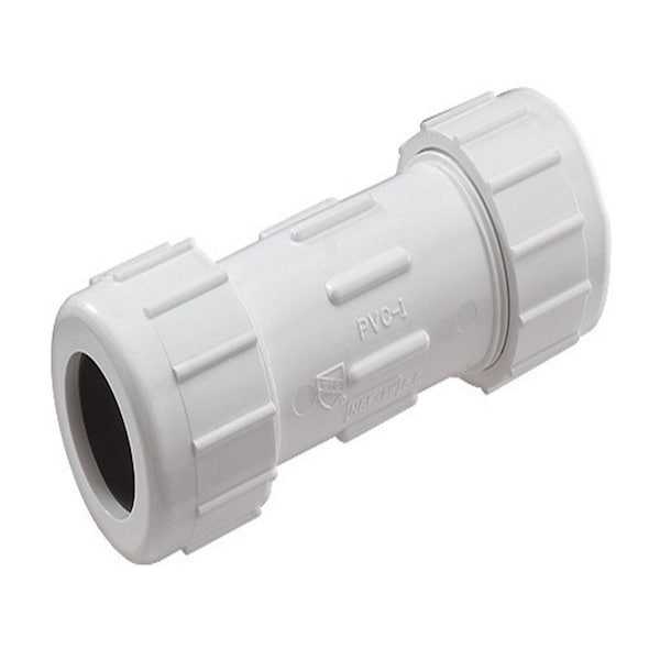 Homewerks Schedule 40 3 in. Compression X 3 in. D Compression PVC Repair Coupling 511-43-3-3 - main